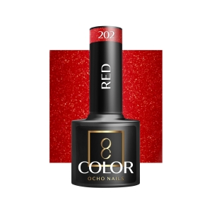 OCHO NAILS Hybrid nail polish red 202 -5 g (147368)