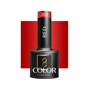 OCHO NAILS Hybrid nail polish red 203 -5 g (147369)