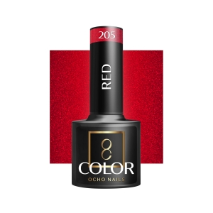 OCHO NAILS Hybrid nail polish red 205 -5 g (147371)