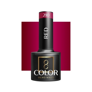 OCHO NAILS Hybrid nail polish red 210 -5 g (147376)
