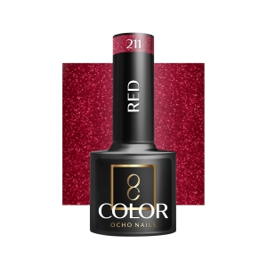 OCHO NAILS Hybrid nail polish red 211 -5 g (147377)