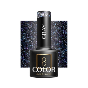 OCHO NAILS Hybrid nail polish gray 607 -5 g (147428)