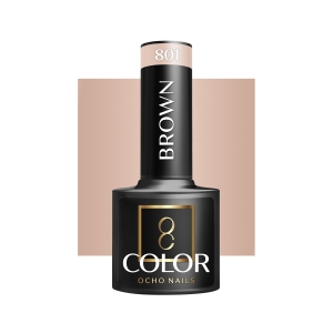 OCHO NAILS Hybrid nail polish brown 801 -5 g (147440)