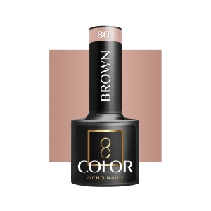 OCHO NAILS Hybrid nail polish brown 802 -5 g (147441)