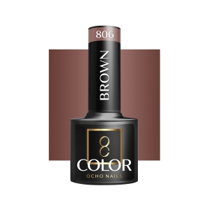 OCHO NAILS Hybrid nail polish brown 806 -5 g (147445)