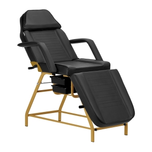Cosmetic chair 557G with cuvettes black (147250)