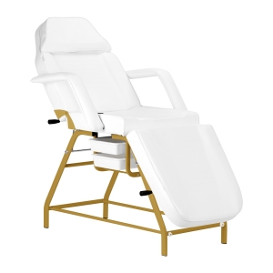 Cosmetic chair 557G with cuvettes white (147251)