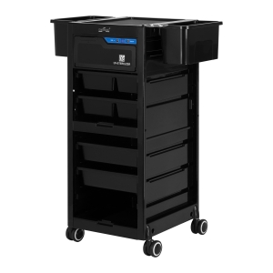Gabbiano hairdresser's helper with UV sterilizer 68UV black (147025)
