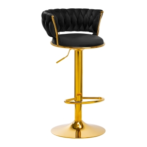 4Rico Bar Hocker QS-B313a black velvet (147826)