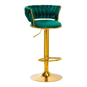 4Rico Bar Hocker QS-B313a green velvet (147828)