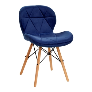 4Rico Cosmetic chair QS-186 navy velvet (147837)