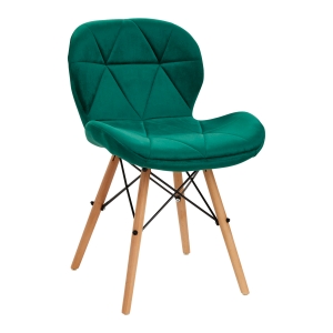 4Rico Cosmetic chair QS-186 green velvet (147838)