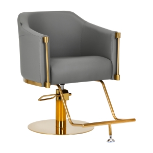 Hairdressing chair Burgos Gold Gray (148031)