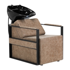 Hairdressing Wash Unit Modena Black Antique (148057)