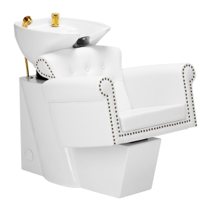 Gabbiano hairdressing wash unit Berlin gold white (112855)