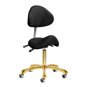 Giovanni cosmetic stool 1004 gold black (147848)