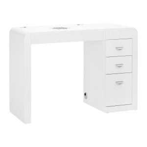 Cosmetic desk 312 white left (141617)