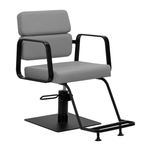 Gabbiano Porto-BM hairdressing chair black gray (148043)