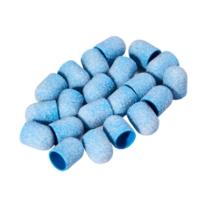 Exo blue med abrasive cap 13mm / 60 20pcs Hard Cap (149687)