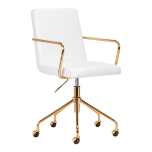 Cosmetic chair QS-OF211G gold white (148167)