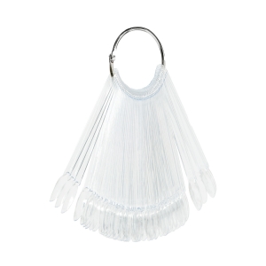 Nail polish sample on a wheel 50 pcs. WZ2 transparent (148520)