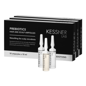 Set of Kessner Lab ampoules: Prebiotic, Moisturising, Caffeine (152152)