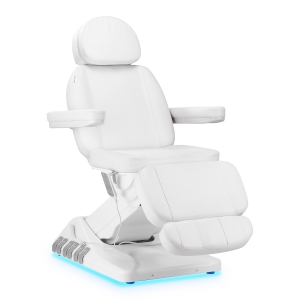 Electric cosmetic chair SILLON Luxury 3 motors white foot control (150223)