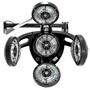 Gabbiano wall-mounted infrazone GD-505W black (149516)