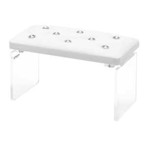Momo Diamond manicure support stand Velour white (151057)