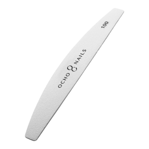 Ocho Nails replacement papers for half-moon metal file. 100 10 pcs. (150144)