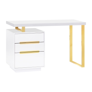 COSMETIC DESK 3311G WHITE GOLD (146657)