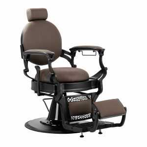 Barber chair Gabbiano Niccolo brown buttonless (153415)