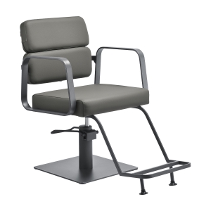Gabbiano hairdressing chair Porto gray gray (154138)
