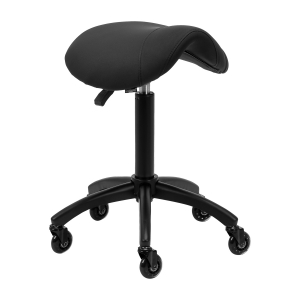 Gabbiano hairdressing stool D032 black (154215)