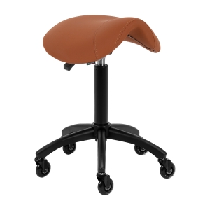 Gabbiano hairdressing stool D032 brown (154216)