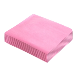 Disposable chair cover with elastic band, 10 pcs. pink (154346)