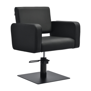 Gabbiano Bilbao hairdressing chair black (154199)