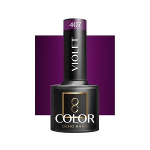 OCHO NAILS Hybrid nail polish violet 407 -5 g (147405)