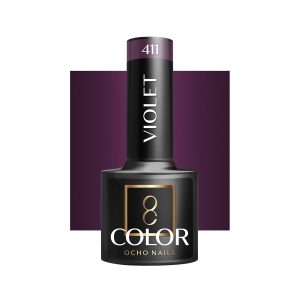 OCHO NAILS Hybrid nail polish violet 411 -5 g (147409)
