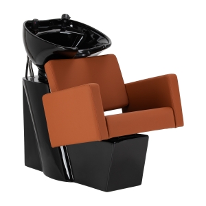 Gabbiano Vitoria brown hairdressing wash unit (154203)
