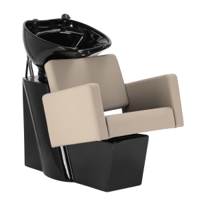 Gabbiano Vitoria hairdressing wash unit grey-beige (154204)
