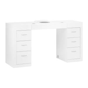 Cosmetic desk 324 with cassette dust absorber white (150940)