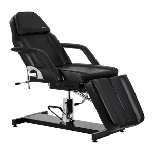 ACTIVESHOP Hydraulic pedicure beauty chair Sillon 210 with rocking function and split footrest black (155680)