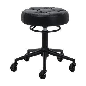 ACTIVESHOP Hairdressing stool Gabbiano D054 black with black base (155869)