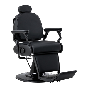 ACTIVESHOP Barber chair with massage function Gabbiano Francesco black with a black base (155874)