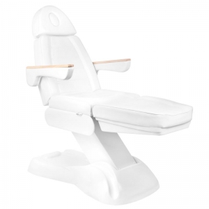 Electric cosmetic chair lux 273b + stool 304 white (125907)
