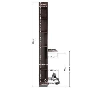 Gabbiano hairdressing console b058 venge (128448)