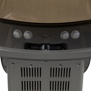 Standing hairdressing sauna 408D gray with active ozone (130823)