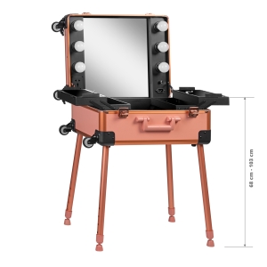CASE PORTABLE STAND T-27 ROSE GOLD (136919)