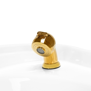 Gabbiano hairdressing wash unit Berlin gold white (112855)